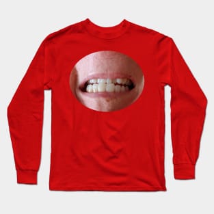 Funny Looking Mouth of the Artist Long Sleeve T-Shirt